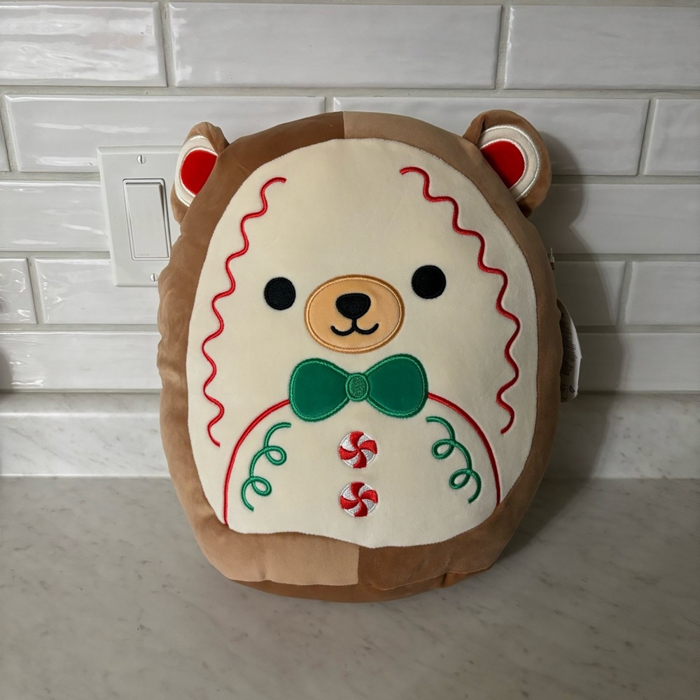 Tolef the Gingerbread Bear Squishmallow